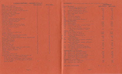 Concorde 35 Series Specification Brochure