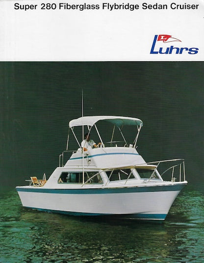 Luhrs 280 Super Flybridge Sport Fisherman Brochure