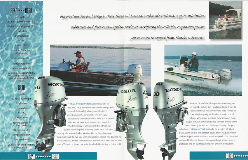 Honda 2000 Outboard Brochure