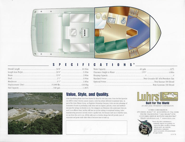 Luhrs 320 Open Brochure