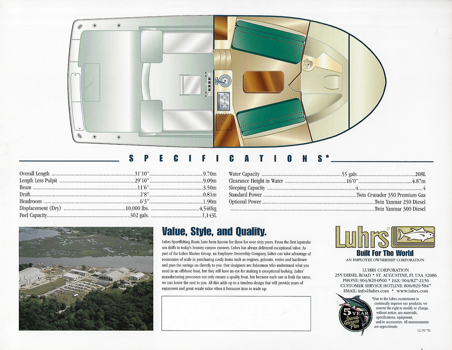 Luhrs 290 Open Brochure