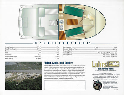 Luhrs 290 Open Brochure