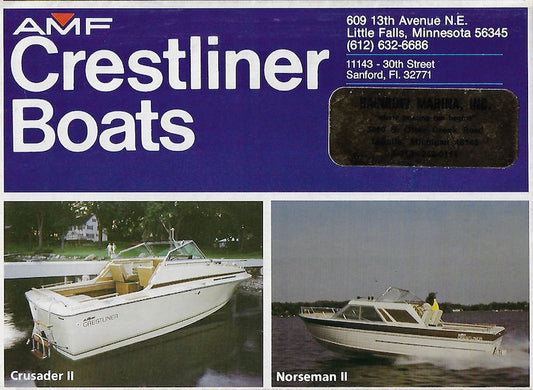 Crestliner 1978 Poster Brochure