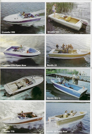 Crestliner 1978 Poster Brochure