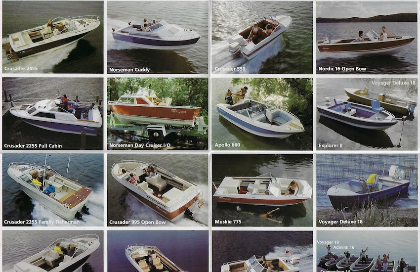 Crestliner 1978 Poster Brochure