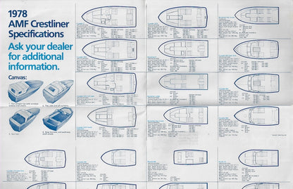 Crestliner 1978 Poster Brochure