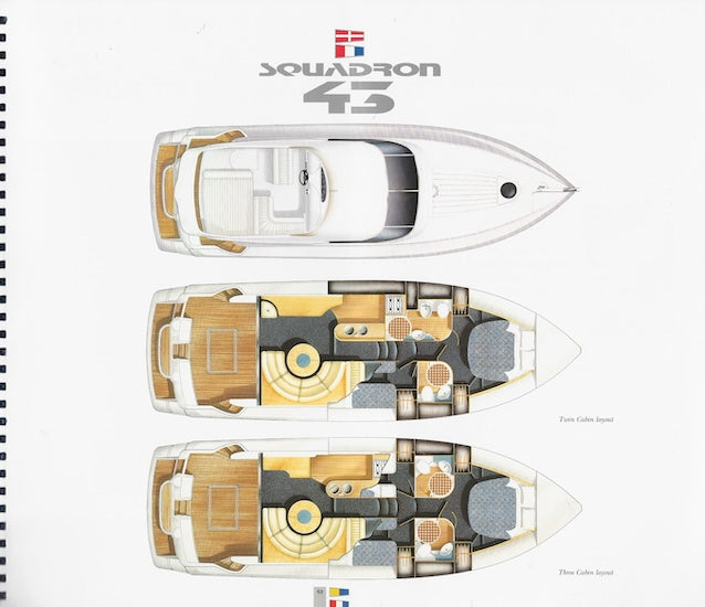Fairline 1994 - 1995 Squadron Brochure