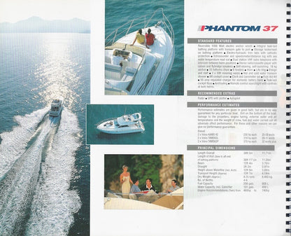 Fairline 1995 - 1996 Targa & Phantom Brochure
