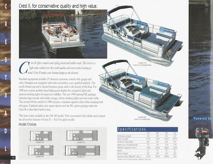 Crest 1998 Brochure