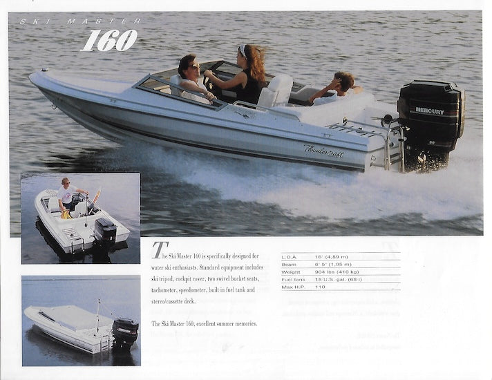 Thundercraft 1992 Brochure