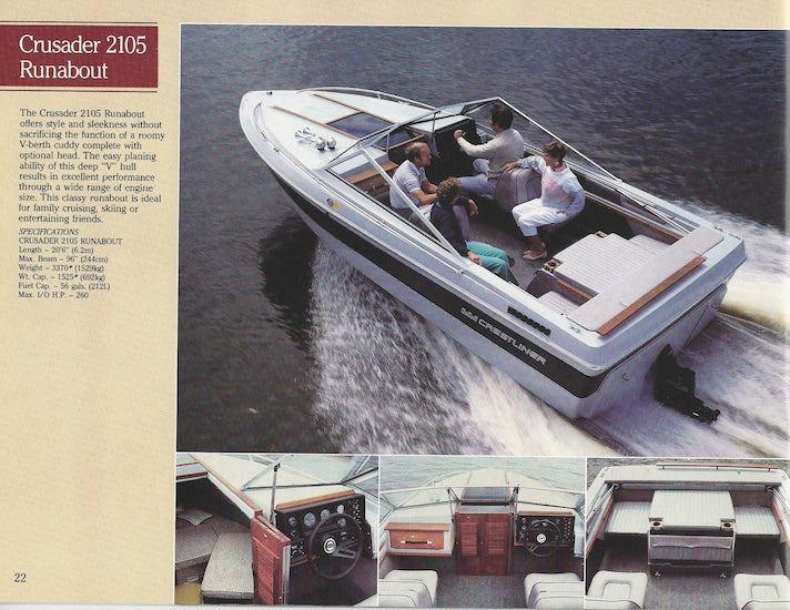 Crestliner 1986 Brochure