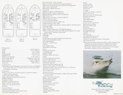 Viking 35 Sedan Fisherman Brochure