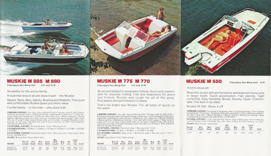 Crestliner 1973 Mini Brochure