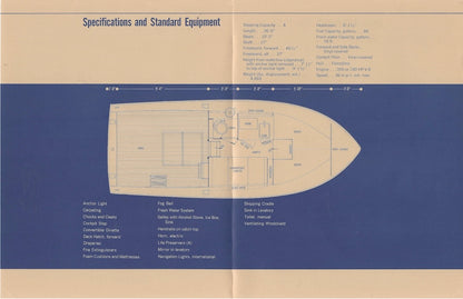 Chris Craft Catalina 26 Specification Brochure