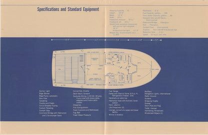 Chris Craft Catalina 33 Sedan Specification Brochure