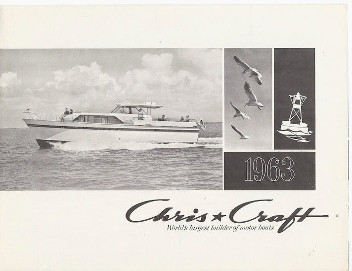 Chris Craft 1963 Poster Brochure