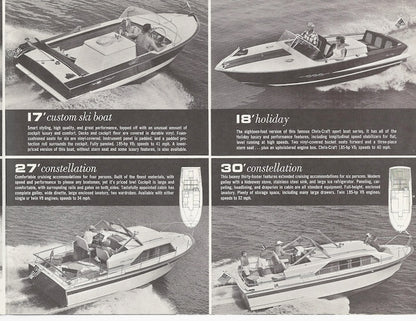 Chris Craft 1963 Poster Brochure