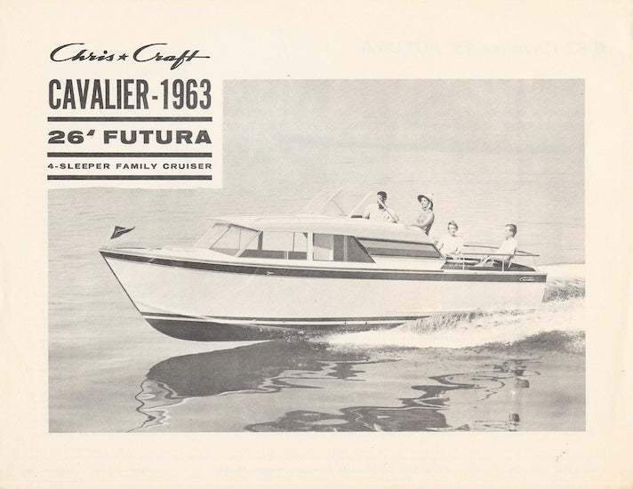 Chris Craft Cavalier Futura 26 Specification Brochure