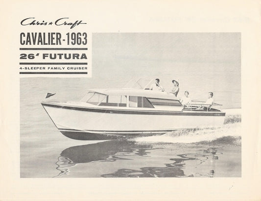 Chris Craft Cavalier Futura 26 Specification Brochure