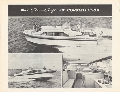 Chris Craft Constellation 30 Specification Brochure