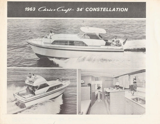 Chris Craft Constellation 34 Specification Brochure
