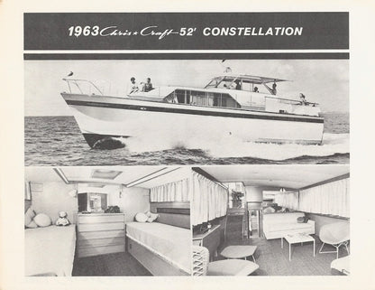 Chris Craft Constellation 52 Specification Brochure