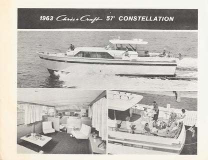 Chris Craft Constellation 57 Specification Brochure