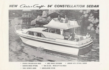 Chris Craft Constellation 34 Specification Brochure