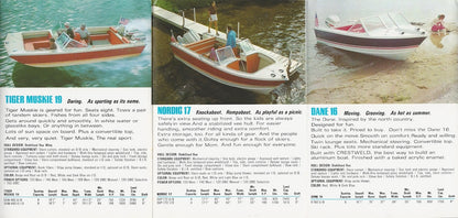 Crestliner 1972 Mini Brochure