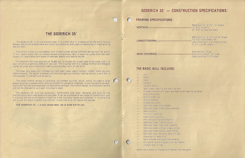 Goderich 35 Brochure