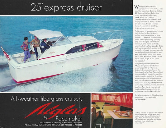 Pacemaker Alglas 25 Express Cruiser Brochure