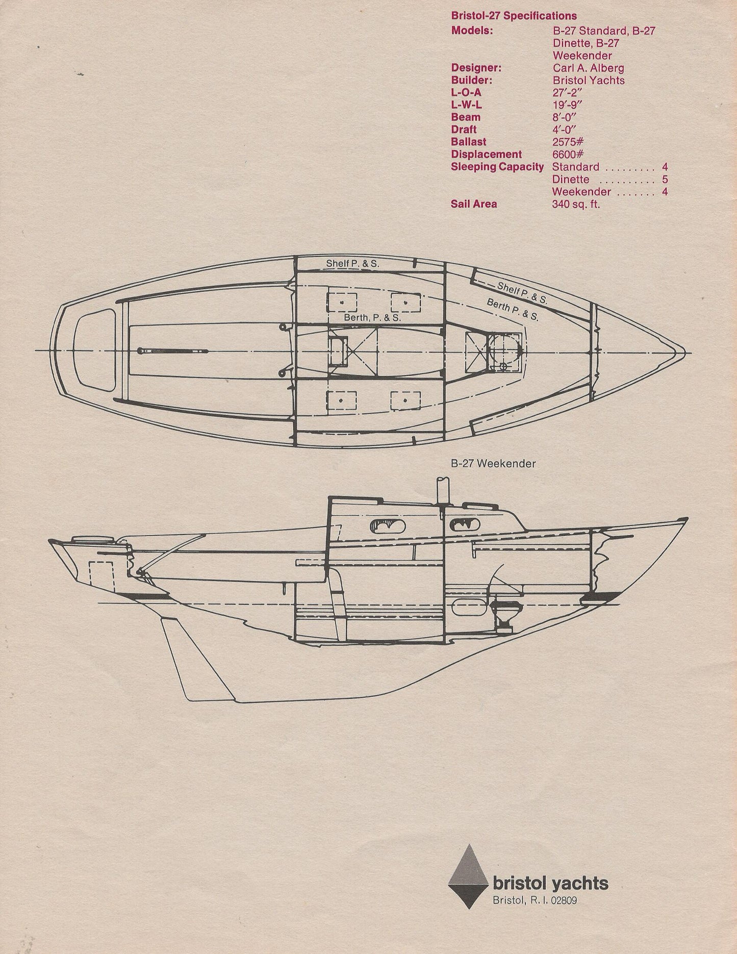 Bristol 27 Brochure