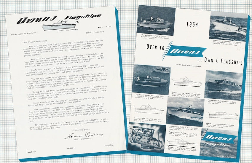 Owens 1954 Flagships Brochure