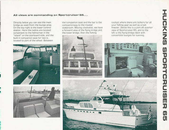Huckins 65 Sportcruiser Brochure