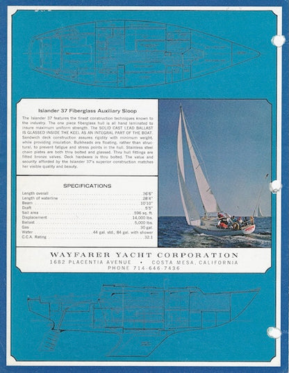 Islander 37 Brochure
