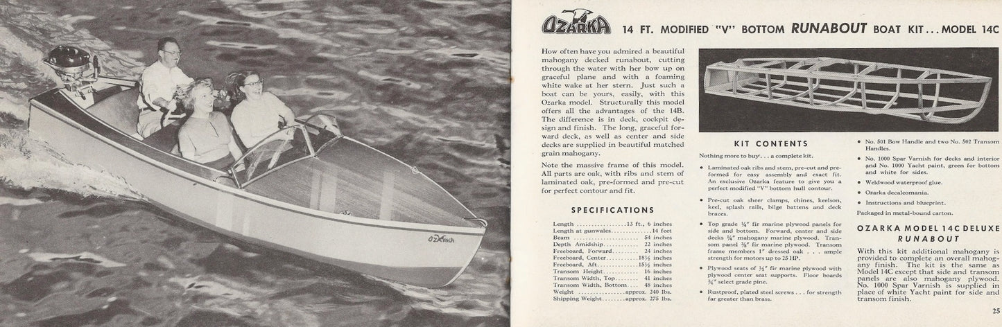 Ozarka 1953 Brochure