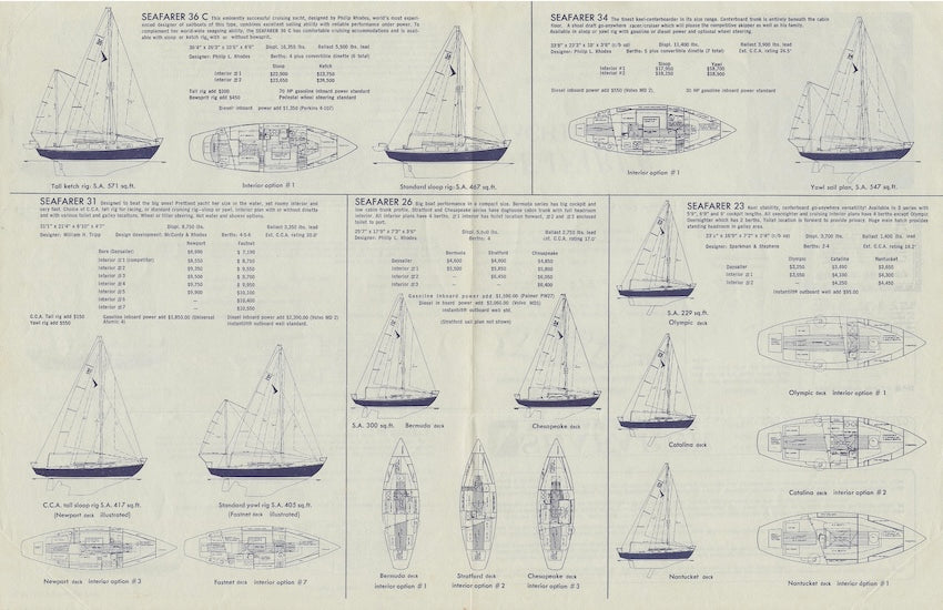 Seafarer 1968 Brochure