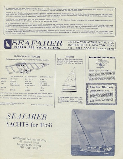 Seafarer 1968 Brochure