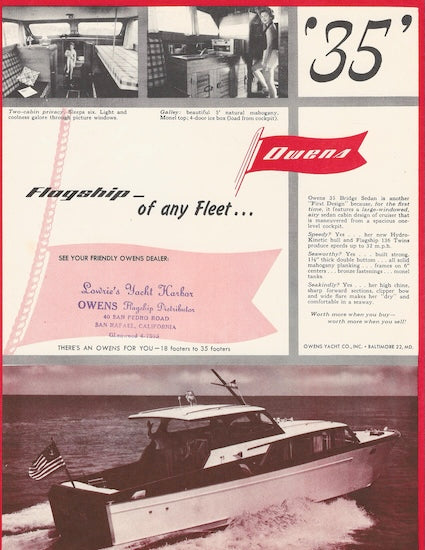 Owens Flagship 35 Specification Flyer