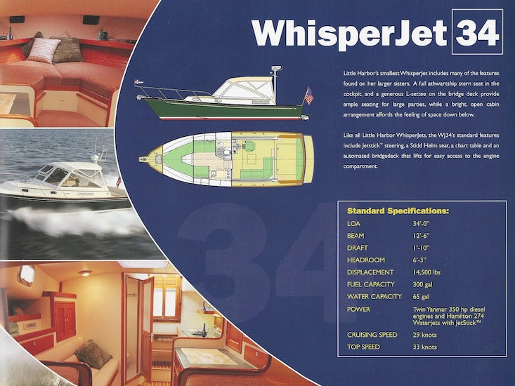 Little Harbor 2000 Whisperjet Brochure