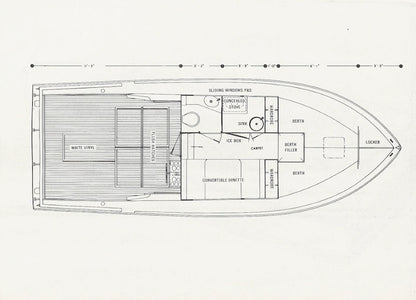 Chris Craft Cavalier 28 Custom Cruiser Launch Mini Brochure