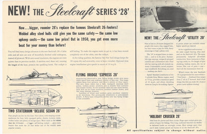 Churchward 1950 Steelcraft Brochure