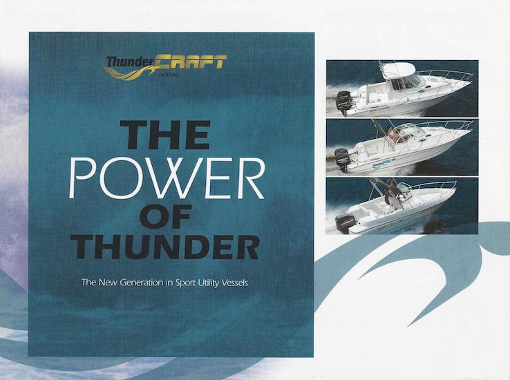 Doral 2001 Thundercraft Poster Brochure