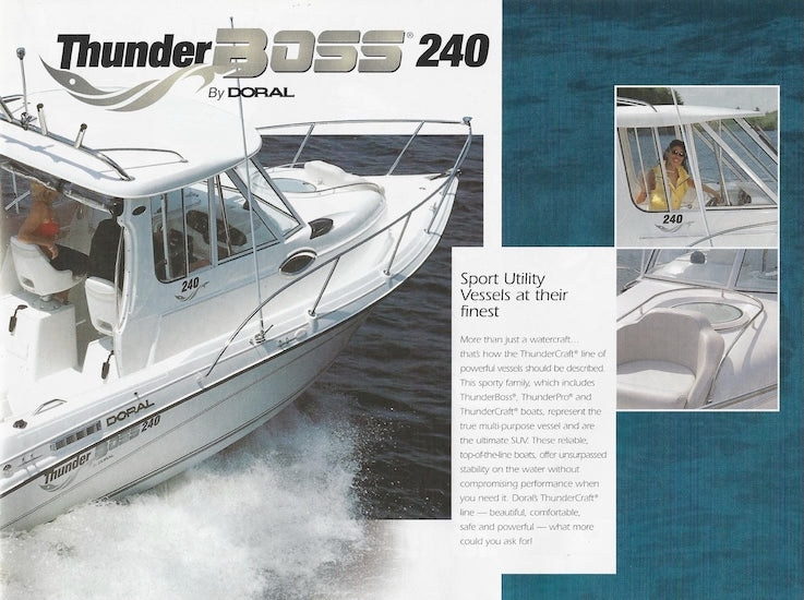 Doral 2001 Thundercraft Poster Brochure