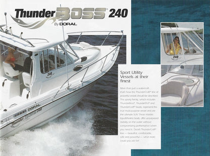 Doral 2001 Thundercraft Poster Brochure