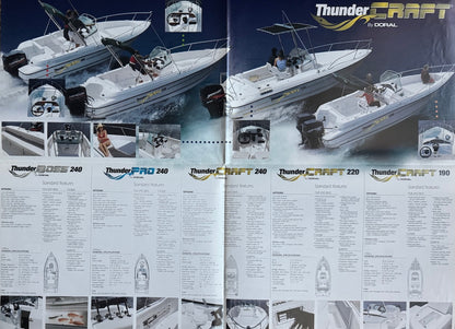 Doral 2001 Thundercraft Poster Brochure