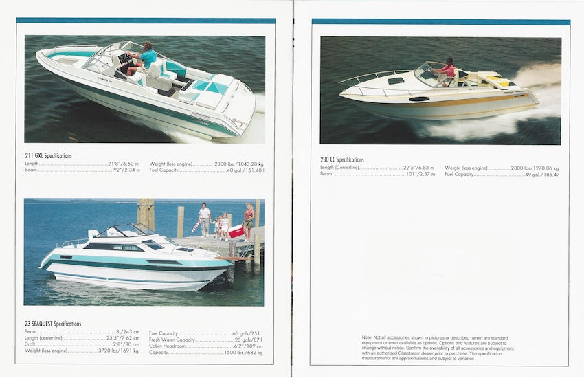 Glasstream 1991 Brochure