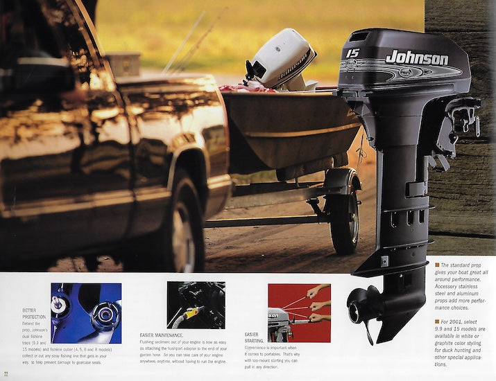 Johnson 2001 Outboard Brochure
