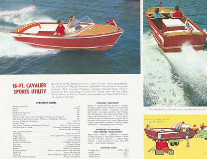 Chris Craft 1960 Cavalier Brochure