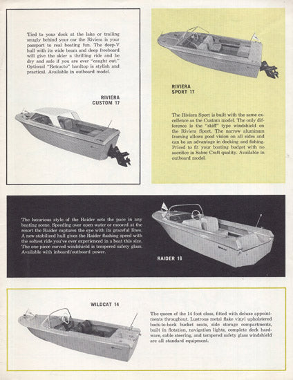 AMI 1960s Sabre Craft Brochure
